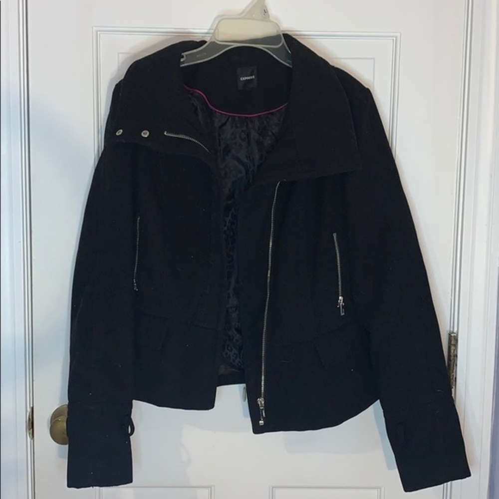 Express black jacket‎ fleece